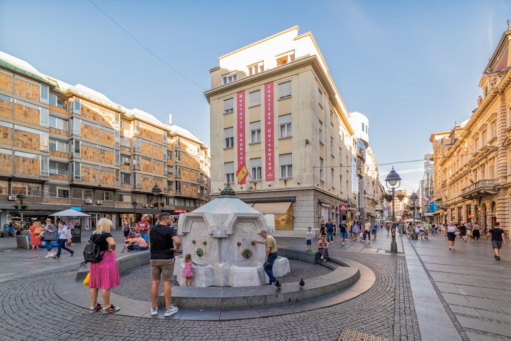 fontana Delijska cesma knez mihailova belgrado
