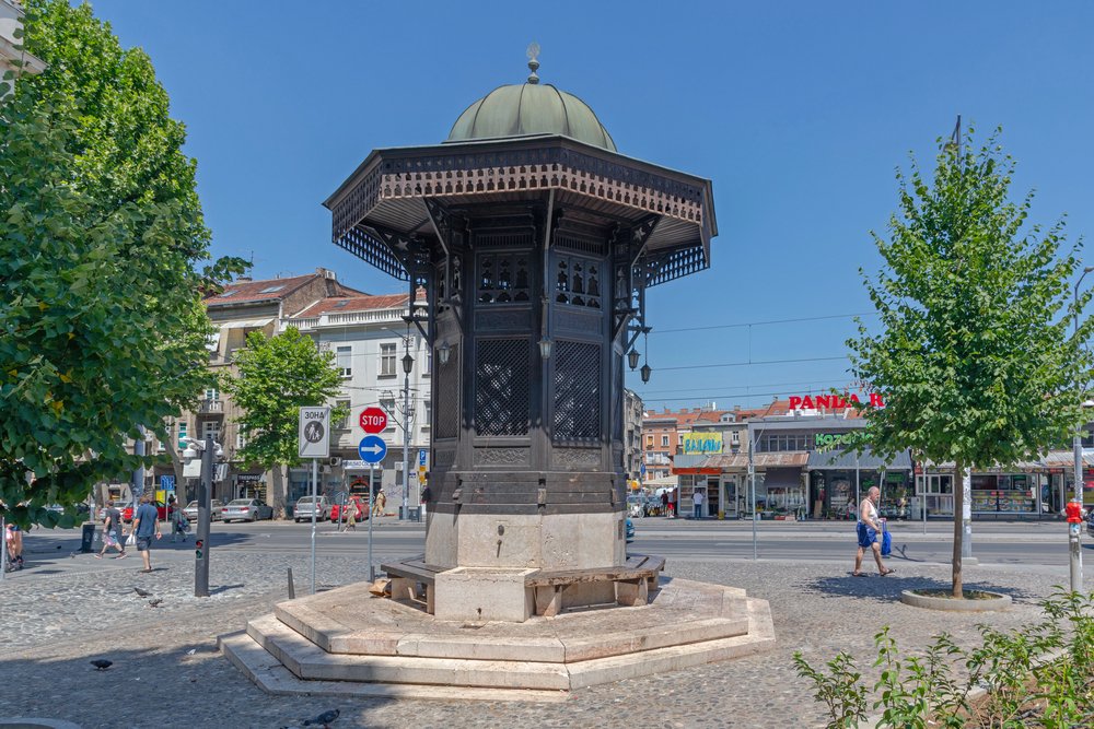 fontana skadarlija belgrado serbia
