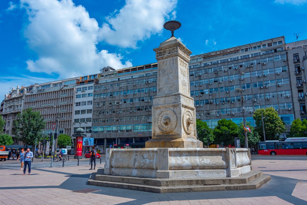 piazza Terazije Belgrado